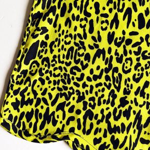 Bluzka Leopard Żółty