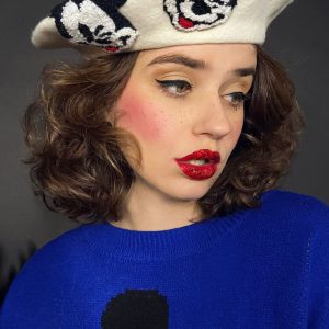 Beret Śmietankowy
