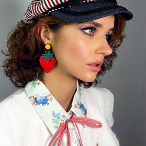 Bluzka Króliczki Miętowa