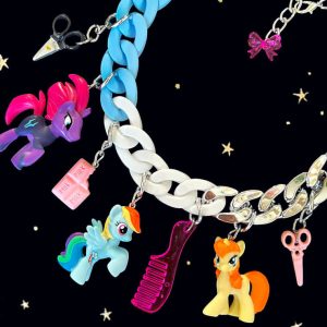 Naszyjnik Pony Niebieski
