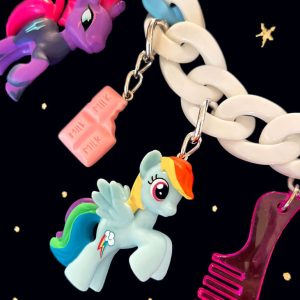 Naszyjnik Pony Niebieski