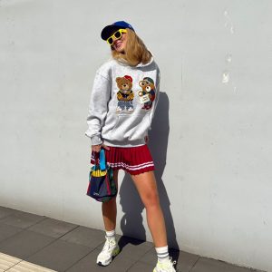 Bluza Szara Misie