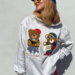 Bluza Szara Misie