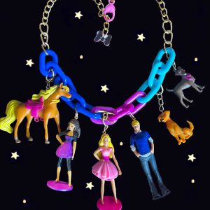 Naszyjnik Barbie i Zwierzęta