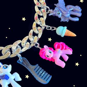 Naszyjnik Pony Srebrny
